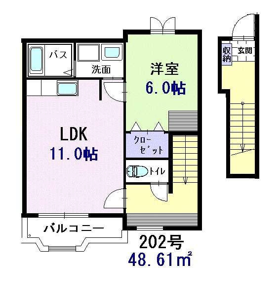 ラフィネの間取り