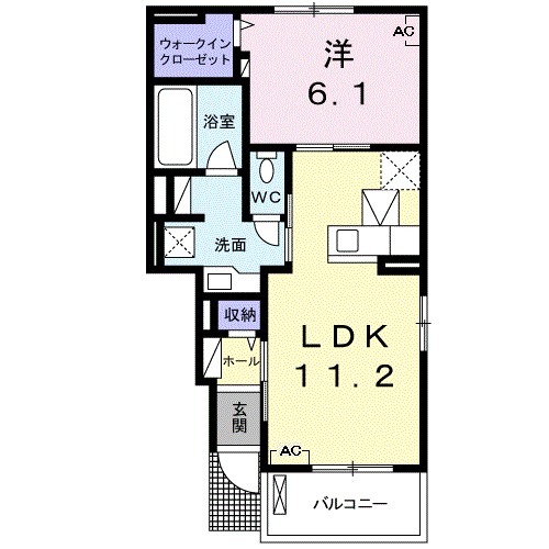 セントラル・ヒルズAの間取り