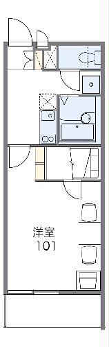 レオパレスソルティの間取り