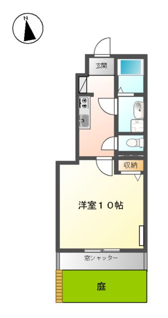 ソレイユⅡの間取り
