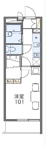 レオパレスアウロラの間取り