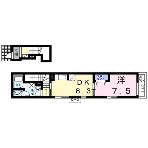 ル ボア ダキの間取り