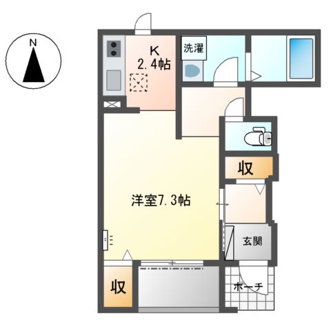 カーサ ボヌールの間取り