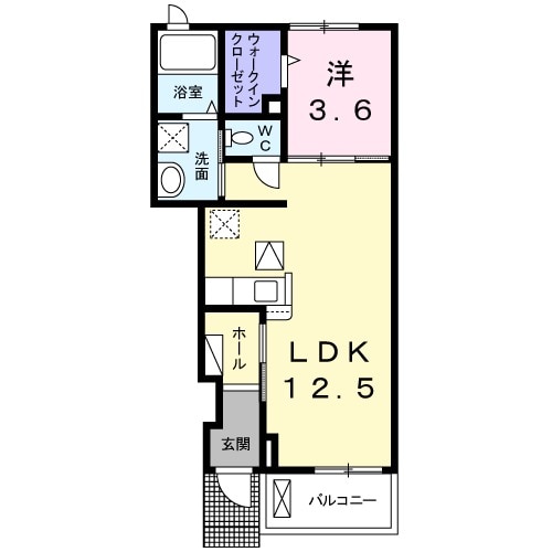 ノーブル・Ⅰの間取り