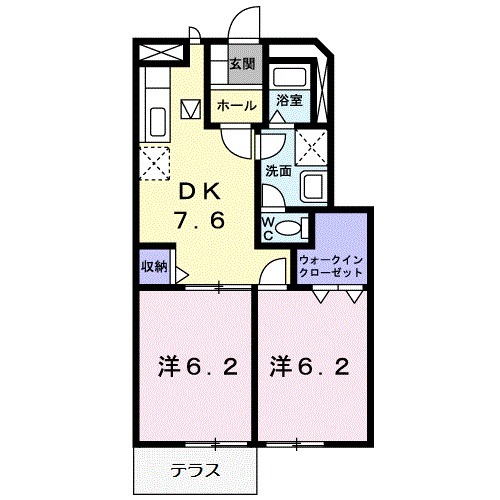 グリーンヒルズ芥見の間取り