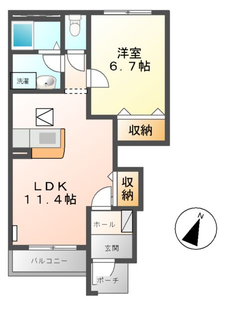 プリムヴェールの間取り