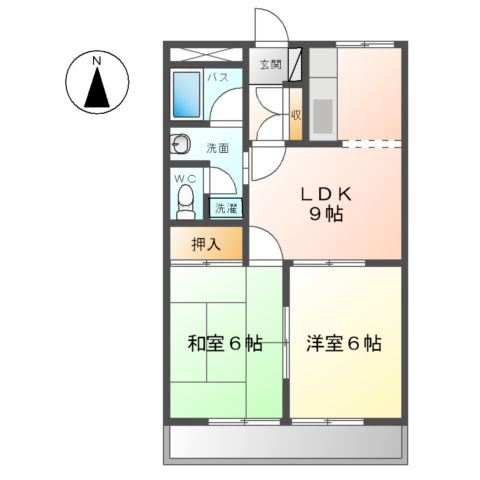 ハイムエスポワールの間取り