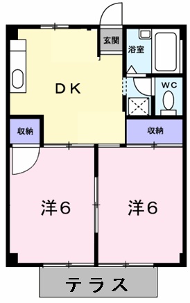 シティハイツ風の間取り