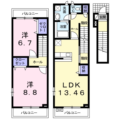 桜 115 HOMESの間取り