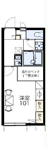 レオパレスA&Y Ⅱの間取り