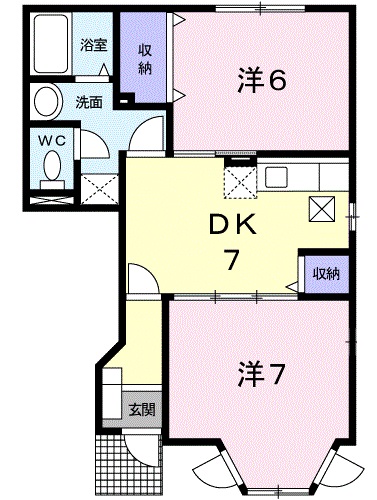 ノーブル・ハイムⅠの間取り