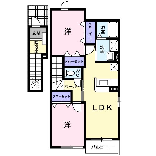 ピュア・フォレストⅡの間取り