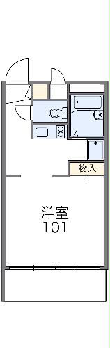 レオパレスフルールの間取り