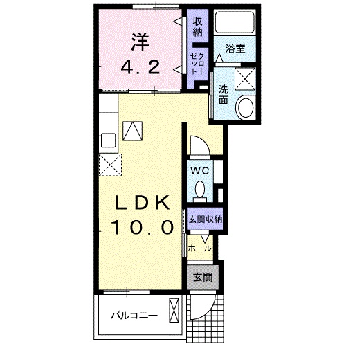 ピッコロフォレスタの間取り