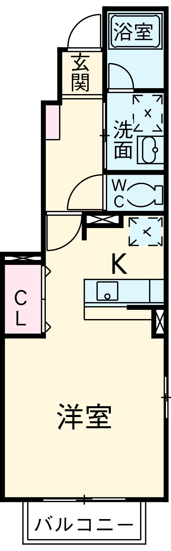 クリエンテの間取り