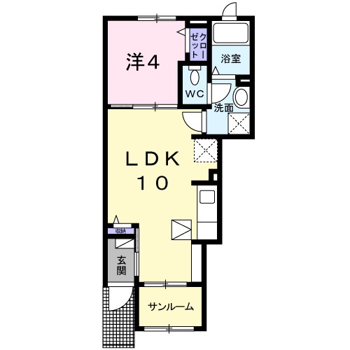 ステラⅡの間取り