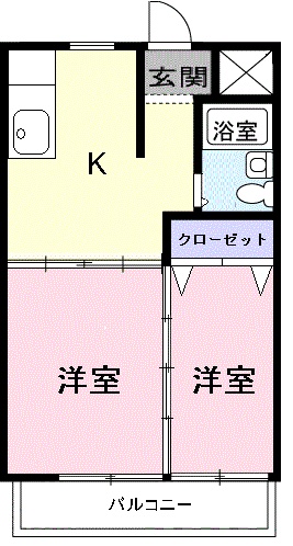 ATハイツの間取り