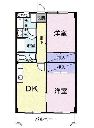 ヴィラノーブルの間取り