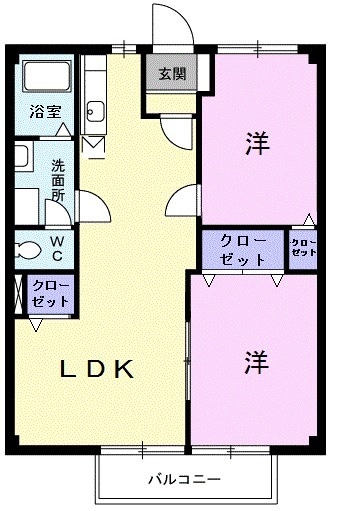 コーポラス春華の間取り