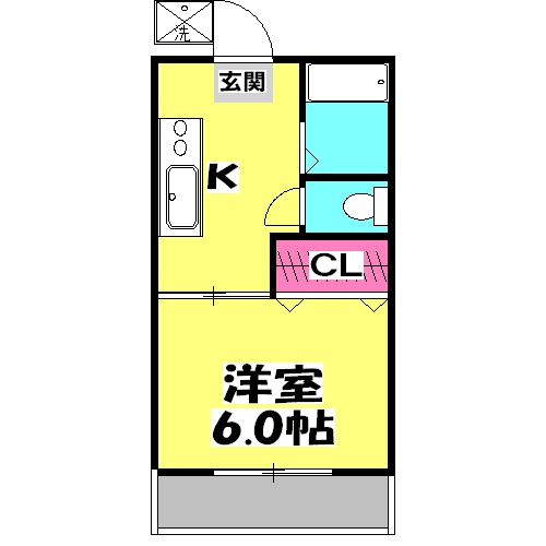 第2田辺コーポの間取り