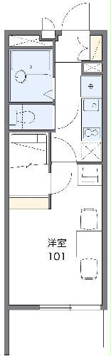 レオパレスアークテラスの間取り
