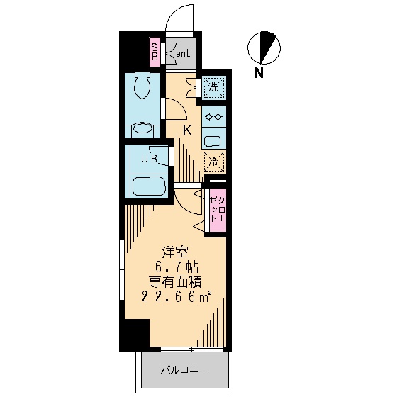 プリマヴェーラ北千住の間取り