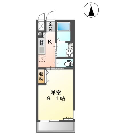 コンフォルト優の間取り