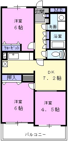 エクセレント・ティアの間取り