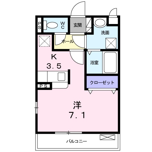 サンテ カルムの間取り