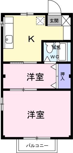 シティハイツベルの間取り