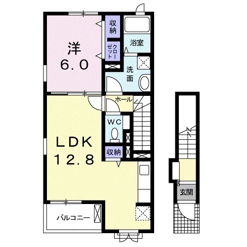 グランド シャイン Ⅶの間取り