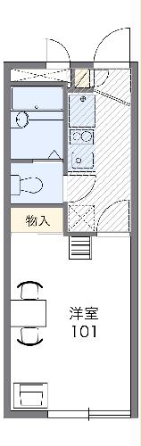 レオパレスエスペランサBの間取り