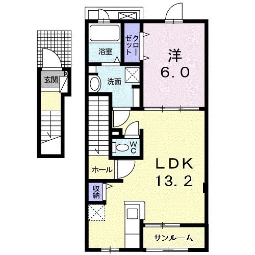 アルマナック ハウスの間取り