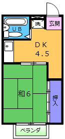 エンゼルハウス鈴鹿の間取り