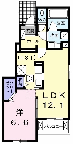ラ・ルーチェの間取り