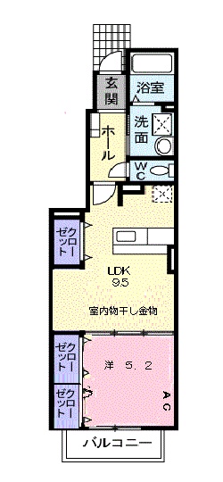 リヴェールの間取り