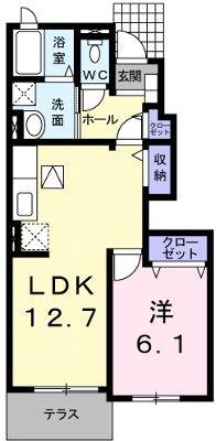 ラフィークAの間取り
