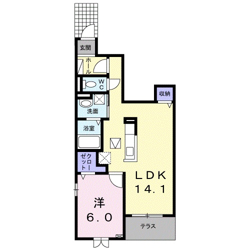 イル ボヌールⅡの間取り