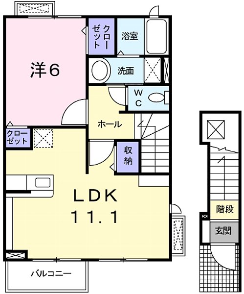 ライムライト 21の間取り