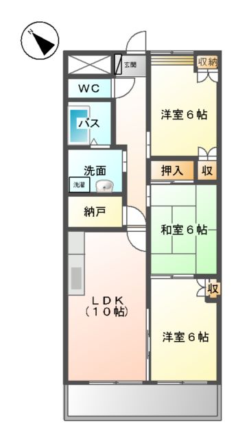 ミレア21の間取り