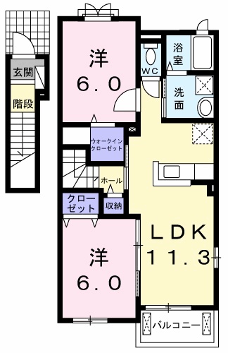 カーサ・フェリーチェの間取り