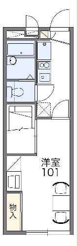 レオパレスベガⅢの間取り