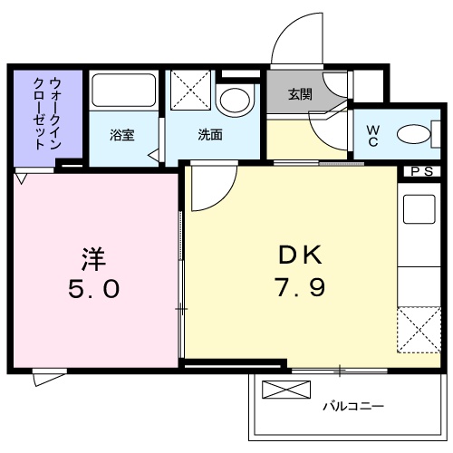 フォンテ　パシフィック・02030号室の間取り