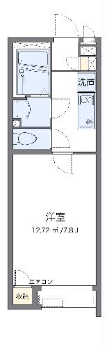 クレイノレインボー上竹Ⅲの間取り