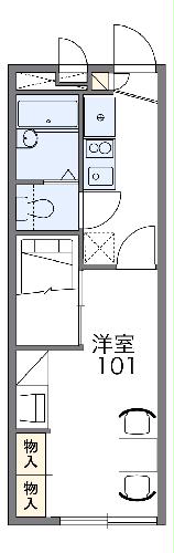 レオパレスワイズの間取り