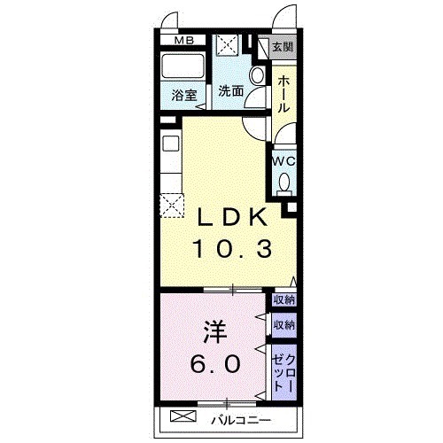 プラシードの間取り