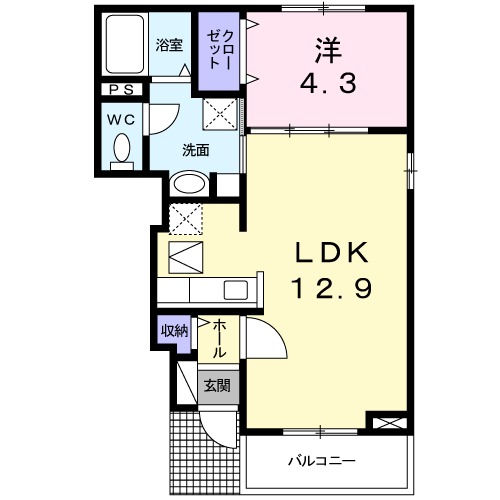 バルーム 7の間取り