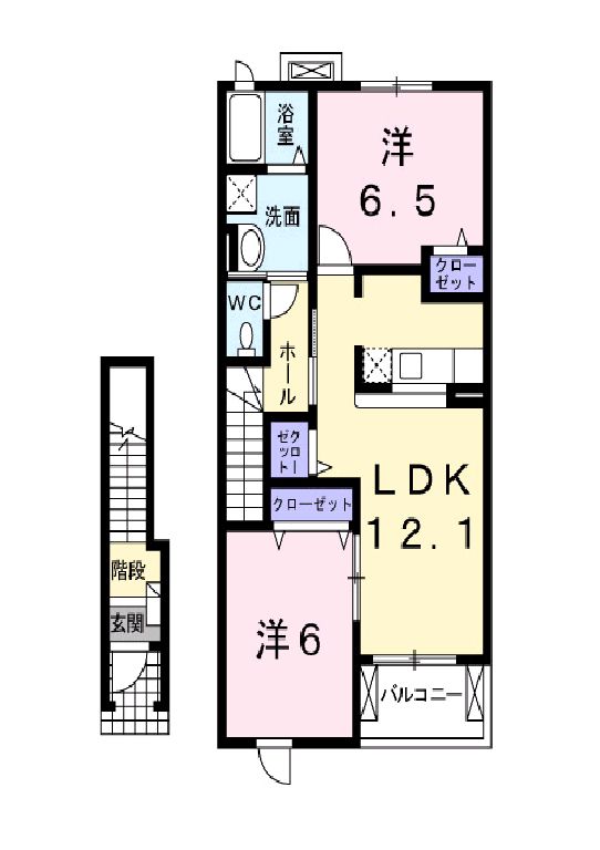 シェーネ・パラッツオBの間取り
