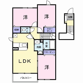 ペイサージュの間取り