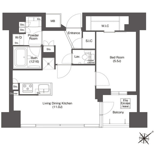 コンフォリア新中野の間取り
